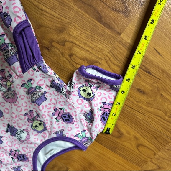 Great Lakes Kids Apparel Horror Dress Pink Purple Ghost Face Haloween It 3T - Picture 3 of 11